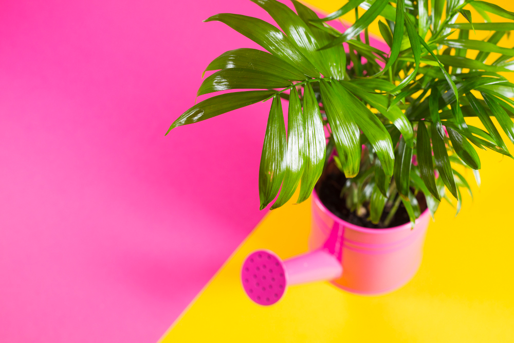 Grădină de plante aromatice pe pervaz interior: lămpi LED spectru complet